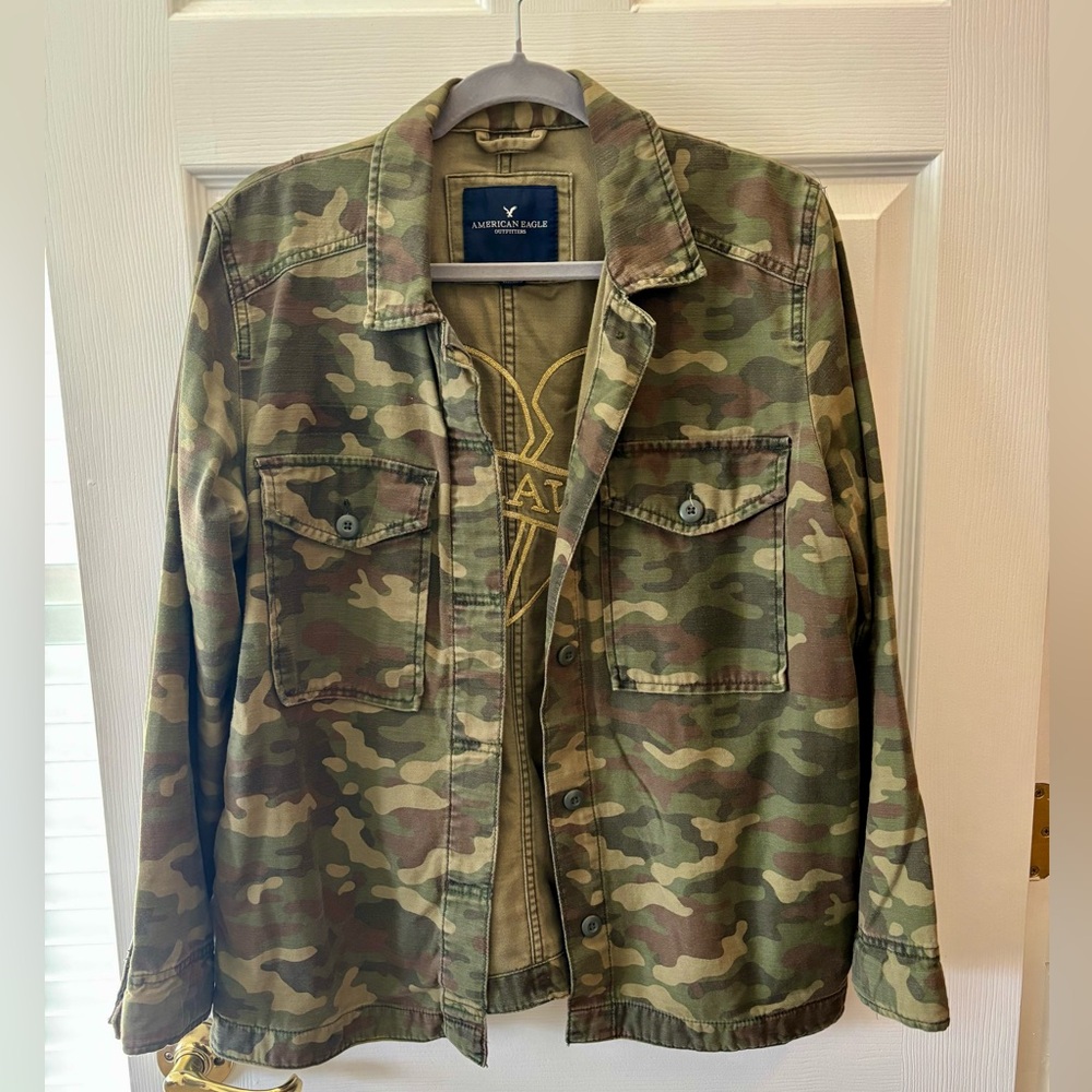 American Eagle Outfitters Women's Camo Field Jacket